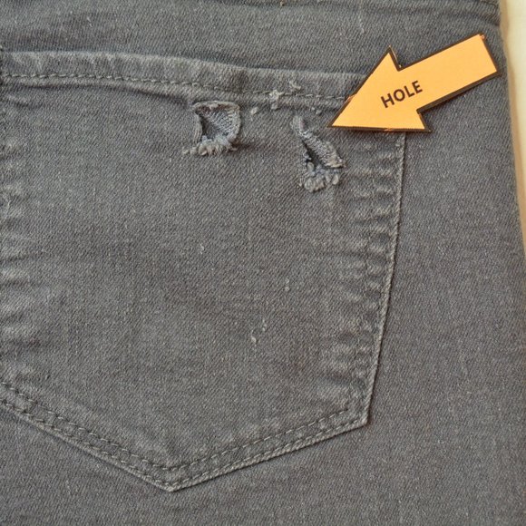 FOREVER 21 Size 27 Womens Dark GRAY SKINNY Leg Jegging STRETCH Low Rise JEANS - Picture 6 of 7